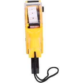 8 Digits Price Tag Gun, Price Label Machine 8 Digits Manual Labeling Machine Price Tag with Cartridge Portable Price Marking, pricemarker labels (Red)