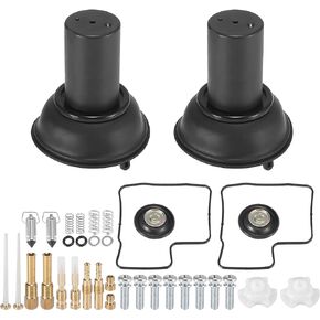 Motoforti 2 Kits Motorcycle Carburetor Repair Rebuild Parts for Honda Shadow VLX 600 1994-2003 Carb Repair Tools