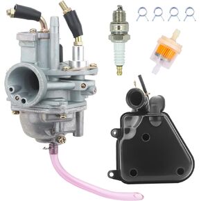 Predator Carburetor For Polaris Predator 50 04-07, Predator 90 01-03, Sportsman 90 01-06, Scrambler 50/90 01-03 with Air Filter Box & Spark plug kit