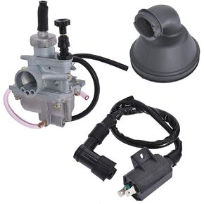 استبدال المكربن ​​ALL-CARB لسوزوكي Quadsport80 LT-80 1987-2006 مع منظف مطاطي لتمهيد السحب وملف الإشعال