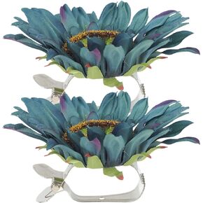 2pcs Sunflower Curtain Tiebacks Flower Curtain Clip Curtain Holder Decorative Tie Back Clips Window Drape Tiebacks Holdbacks for Home Decor