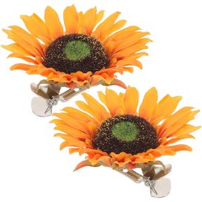 2pcs Sunflower Curtain Tiebacks Flower Curtain Clip Curtain Holder Decorative Tie Back Clips Window Drape Tiebacks Holdbacks for Home Decor