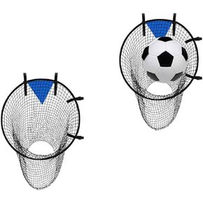 2 Pcs Soccer Targets for Goals Training - Soccer Targets for Goals Black Soccer Targets Attach to Goals Soccer Goal Target Training Equipment Soccer Goal Training Targets 21.6" X 27.5" in Kuwait