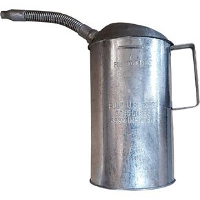 LubriMatic 75-444 Galvanized Metal Measure - 4 Quart