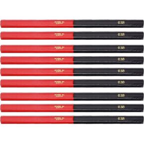 Head Red Blue Round Wire Carpenters Pencils Woodworking Construction Pencils for Marking Drawing Writing