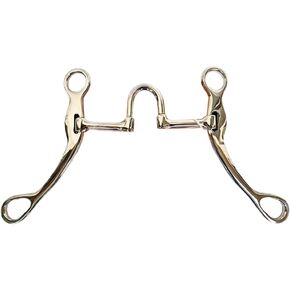 HILASON Medium Shank Correction Bit with Stainless Steel | Horse Bit | Horse Bits Western | Walking Horse Bits | Training Horse Bit | Equine Bits | Bit for Horses