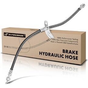 A-Premium Front Passenger Brake Hydraulic Hose Compatible with Select Kia Models - Forte 2010-2013, Forte Koup 2010-2012 - Replace# 587321M000