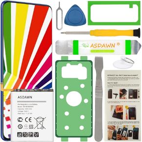 ASDAWN Galaxy S20+ Battery Replacement, EB-BG985ABY Battery for Samsung Galaxy S20 Plus 5G SM-G985 G985U/U1/A/T/P/V/R4/W/F with Repair Tool Parts + Installation Instruction