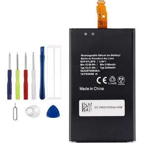 SCP-67LBPS Replacement Battery Compatible with Kyocera Duraforce Pro E6820 E6833 E6810 E6830 5AAXBT099GE SCP-67LBPS with Free Toolkit.