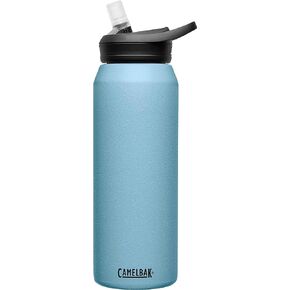CamelBak eddy+ Water Bottle with Straw 32oz - Insulated Stainless Steel, White