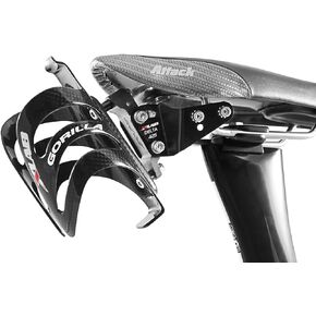 XLAB Delta 425 Single Bottle Rear Hydration System with Carbon Cage for Triathlon and Road Bikes