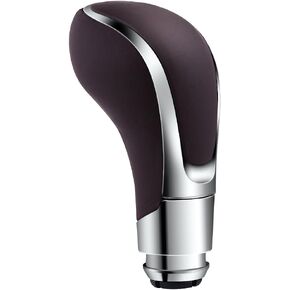 Automatic Gear Stick Shift Knob,Qiilu Car Gear Shifter Knob Head Handle Lever for Opel Insignia 2009-2013 Brown