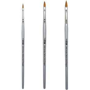 Brush Golden Taklon Cat's Tongue Brush Set