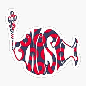 حزمة من 2 ملصقات مقاس 3 بوصة - ملصق Fishman Phish Music Jam Band Concert Trey Oasis Tour Sigma - ملصق مقطوع بالقالب، فينيل عالي الدقة من الدرجة الأولى
