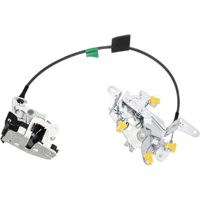 Rear Left Driver Side Door Lower Lock Latch & Cable Replacement for 1997 1998 1999 2000 2001 2002 2003 2004 Ford F150 F250 HD Super Duty Lobo Heritage Extended Cab Pickup Replaces# 6L3Z-18264A01-C