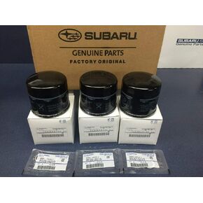 OEM Subaru Engine Oil Filter & Crush Gasket 2013-2021 BRZ & FRS 15208AA130 3 PACK