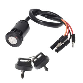 labwork Ignition Key Switch 35010-HC4-670 35100-HM5-671 Replacement for Honda FourTrax 300 TRX300 TRX300FW 1988-2000