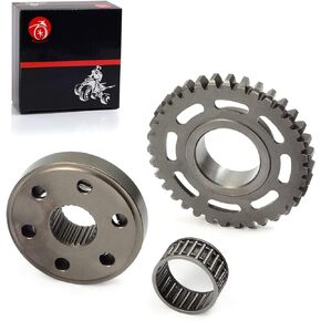 One Way Starter Clutch And Driven Gear Compatible with Honda TRX450 TRX450R TRX450ER 450ER CRF450X CRF 450X 2006-2020