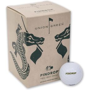 Pindrop Golf Balls - Feel The Spin Control, Long Distance - Straight Off The Tee Flight - 2 Layer Construction - White Golf Balls for Men and Women - Maximum Performance - 1 Dozen