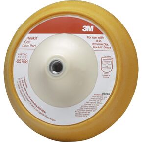 3M Hookit Soft Disc Pad, 05768, 8 inch