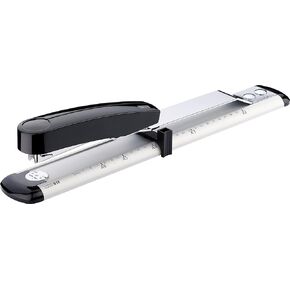 Novus B15 Long Arm Stapler, 9.75" Staple Depth, 25 Sheet Capacity, German Engineered, Staple | Pin, Steel Drive, 25 Year Warranty (020-1536)