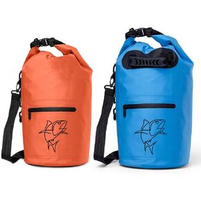 10L Drybag Waterproof Bag | 15L Insulated Cooler Dry Bag Adventures for Hiking Camping Boating Fishing Beach swimming Pack of 2