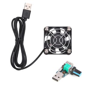 50mm Black USB Fan, 5V Speed Control Brushless DC Cooling Fan for Mobile Gaming Projector Humidifier Aromatherapy Small Appliances Series Replacement