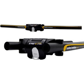 UPANBIKE Bike Folding Handlebar Aluminum Alloy Scooter Handlebar Quick Release Foldable Bar 31.8mm/25.4mm (Black+Gray)