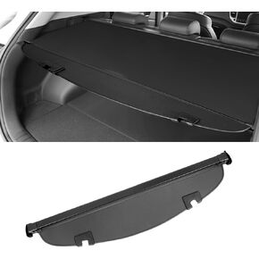 AUXMART Cargo Cover for Mazda CX-5 2013-2016 Trunk Cover Shade Waterproof Retractable Rear Trunk Cover Shielding Shade Black 2014 2015