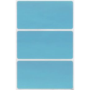 Royal Green Rectangular Stickers Color-Coding Labels for Organizing, Moving, and Storage Boxes 4" x 2" Stickers to Write On Name Tags, 45-Pack (White)