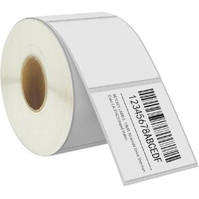 BETCKEY - 2" x 2" (51 mm x 51 mm) Square Labels Compatible with Zebra & Rollo Label Printer,Premium Adhesive & Perforated [10 Rolls, 7500 Labels]