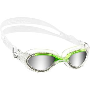 Cressi Adult Comfortable Silicone Swimming Goggles for Indoor Pool and Outdoor Use - Flash: Made in Italy