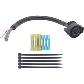 Replacement OEM USCAR RV Blade 7 Pin Wiring Socket Vehicle-Side Trailer Connector
