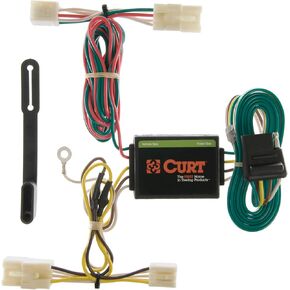 Curt Manufacturing 55310 Vehicle-Side Custom 4-Pin Trailer Wiring Harness, Fits Select Hyundai Santa Fe SUV, Elantra Touring, Kia Rio5 , Black