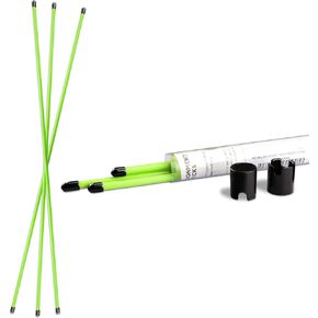 Golf Gifts for Men Women Golfers, Golf Alignment Stick - Upgraded 48" Golf Sticks Training Aid 3 Pack for Aiming, Putting, Full Swing Trainer, Posture Corrector with Clear Tube Case