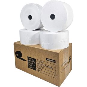 (4 Rolls - 1 Case) 3 1/8" x 815' heavy thermal paper - nautilus hyosung halo - 80 GSM ATM Special Thermal Paper Rolls - BuyRegisterRolls