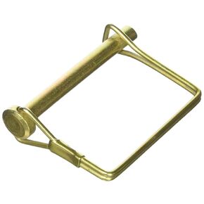 Buyers Products 66053 Yellow Zinc Plated Locking Pin, Regular, 1 Snapper Pin, Corrosion Resistant & Convenient Fastener, Join Benefits of Pin & Cotter for Truck and Trailer Equipment
