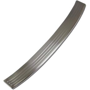 Beautost Fit for 2019 2020 2021 2022 2023 2024 Mazda 3 Axela Sedan Stainless Rear Outside Bumper Sill Plate Guard Cover Trim (Silver)