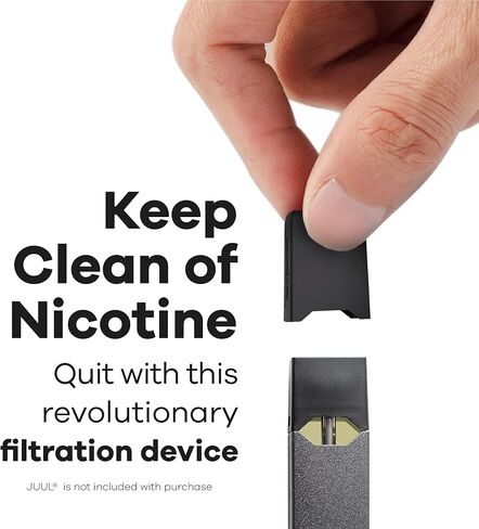 Quit Nicotine Filter Device, Filters Complete Set, Filter System Reduces Nicotine by 25%, 50%, & 75%, 63 Filters in Saudi Arabia