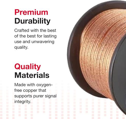 Rocketfish- 16 Gauge Speaker Wire (100') in Kuwait