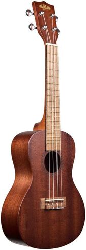 Kala Satin Mahogany Concert Ukulele KA-15C Bundle with a Tuner and Lumintrail Polishing Cloth in Saudi Arabia