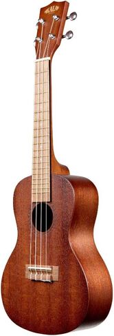 Kala Satin Mahogany Concert Ukulele KA-15C Bundle with a Tuner and Lumintrail Polishing Cloth in Saudi Arabia