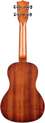 Kala Satin Mahogany Concert Ukulele KA-15C Bundle with a Tuner and Lumintrail Polishing Cloth in Saudi Arabia