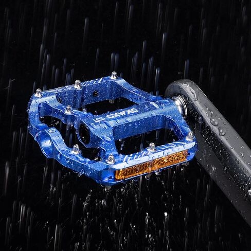 دواسات الدراجة الجبلية CXWXC - منصة دواسات دراجة مقاس 9/16 بوصة - 3 دواسات MTB مختومة، دواسات مسطحة خفيفة الوزن لدراجة الطرق الجبلية BMX MTB in Kuwait