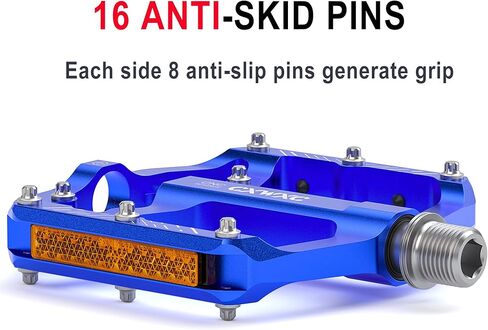 دواسات الدراجة الجبلية CXWXC - منصة دواسات دراجة مقاس 9/16 بوصة - 3 دواسات MTB مختومة، دواسات مسطحة خفيفة الوزن لدراجة الطرق الجبلية BMX MTB in Kuwait