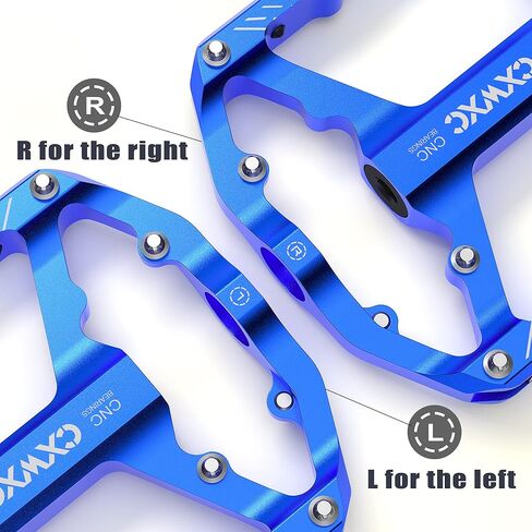 دواسات الدراجة الجبلية CXWXC - منصة دواسات دراجة مقاس 9/16 بوصة - 3 دواسات MTB مختومة، دواسات مسطحة خفيفة الوزن لدراجة الطرق الجبلية BMX MTB in Kuwait