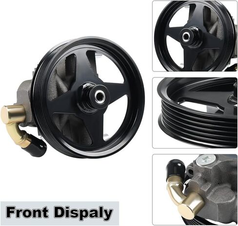 مضخة توجيه كهربائية مع بكرة متوافقة مع Ford Expedition 2003 2004 2005 2006، Ford F-150 2004 2005 2006 2007 2008، Lincoln Navigator وMark LT، بديلة لـ 20-312، 6L3Z3A674B in Saudi Arabia
