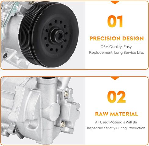 AC Compressor and A/C Clutch for Scion xD 1.8L 2008-2014, for Toyota Corolla 1.8L 2009-2010, for Toyota Matrix 1.8L 2009-2010, 1011210 1111210 1211210 639338 4710608 in Saudi Arabia