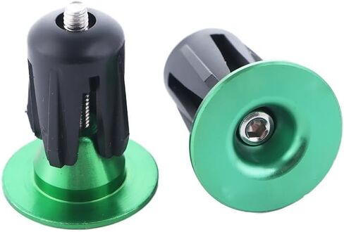 1 Pair Bar End Plugs Aluminum Bicycle Handlebar End Caps Bicycle Handlebar Handle Grip Handlebar Plug for Most Bicycle Road Bike Mountain Bike(Silver) in Saudi Arabia