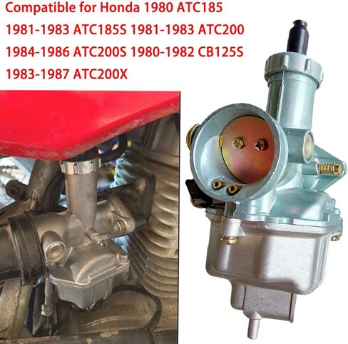 المكربن ​​مع مشعب السحب يصلح لهوندا CRF100F XR100R XR100 XR200 XR200R Carb بواسطة NAKAO in Kuwait